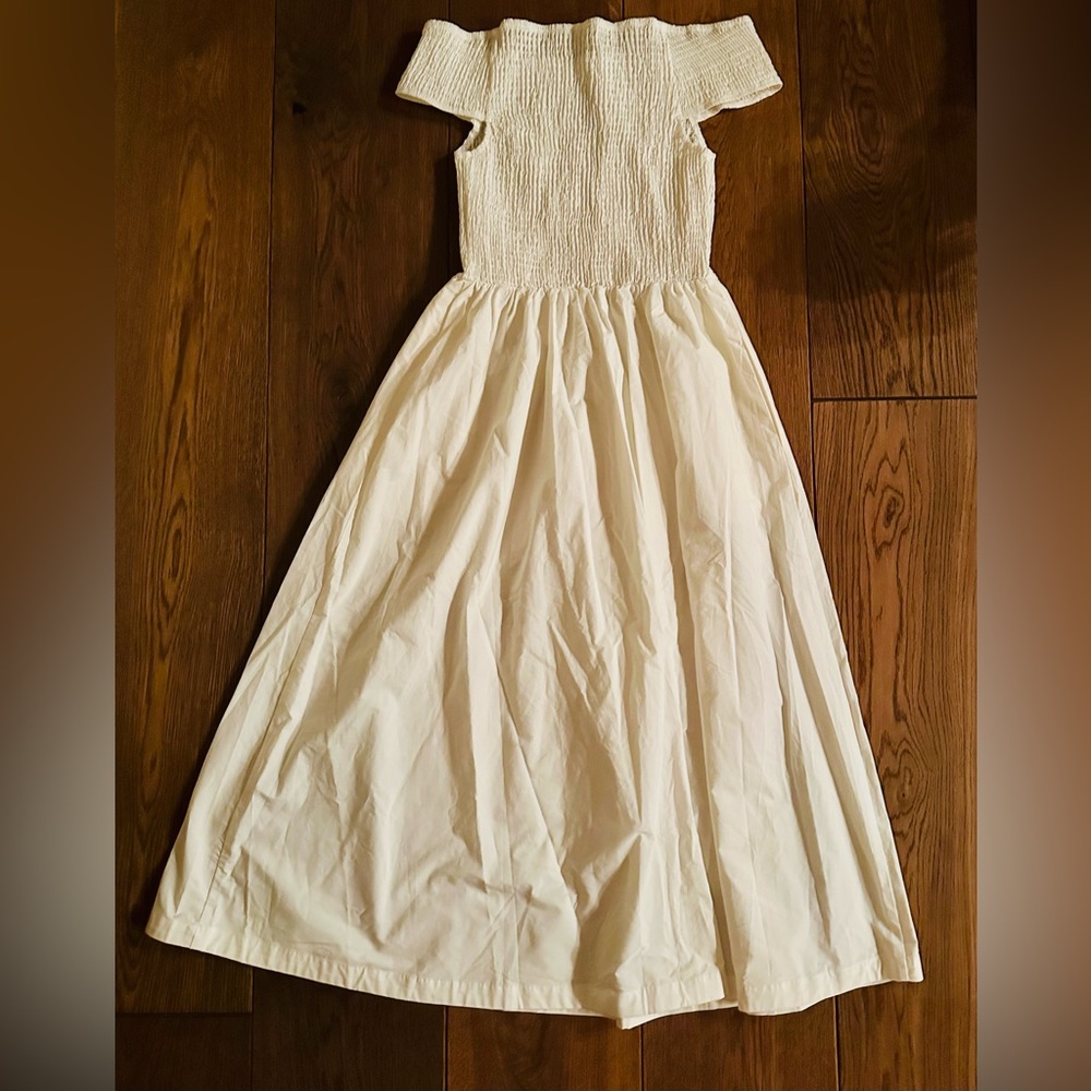 Free People Ceci Smocked Midi Dress - Picture 4 of 6